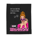 Beat Bratz -Just Watched the Other Routines Pop Art Girl Blanket 50x60