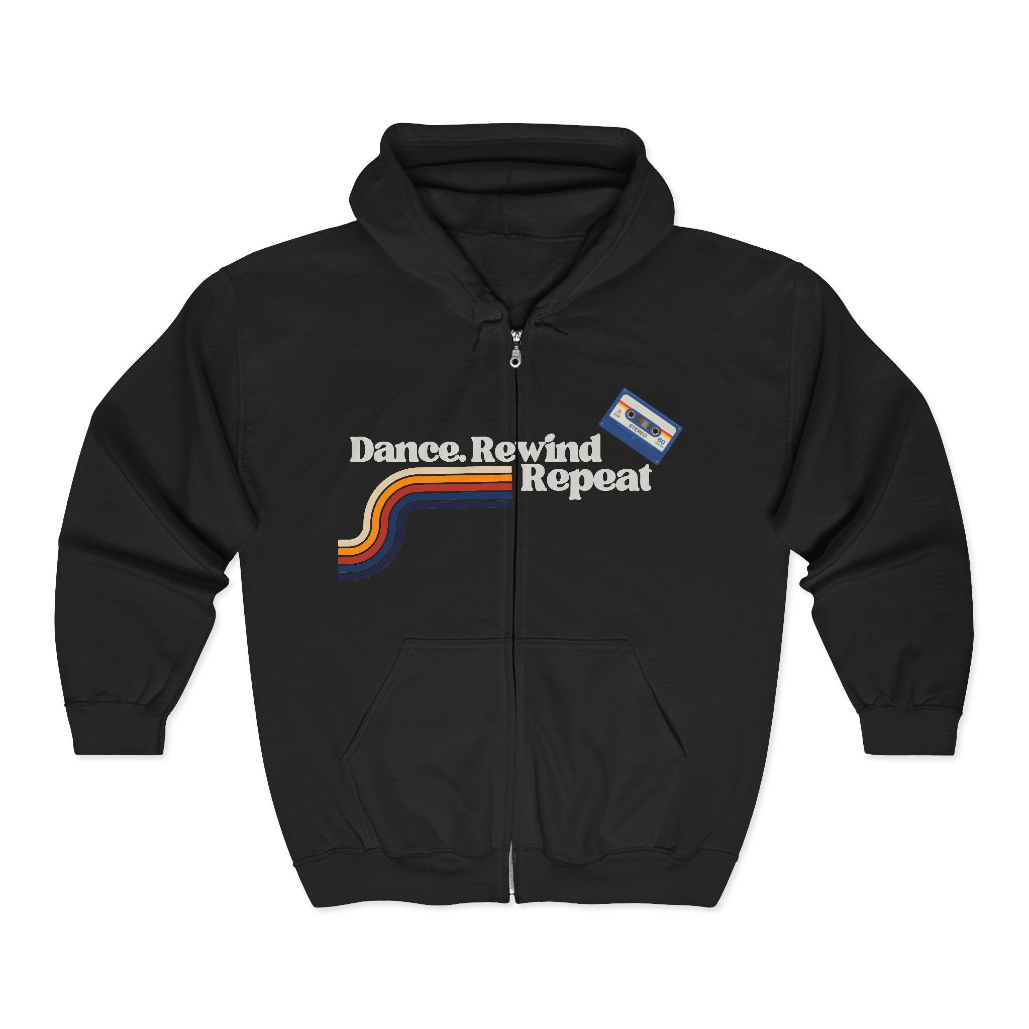 Teen / Adult Beat Bratz Retro Dance. Rewind. Repeat - Zip-up Hoodie