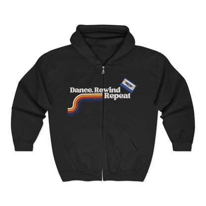 Teen / Adult Beat Bratz Retro Dance. Rewind. Repeat - Zip-up Hoodie