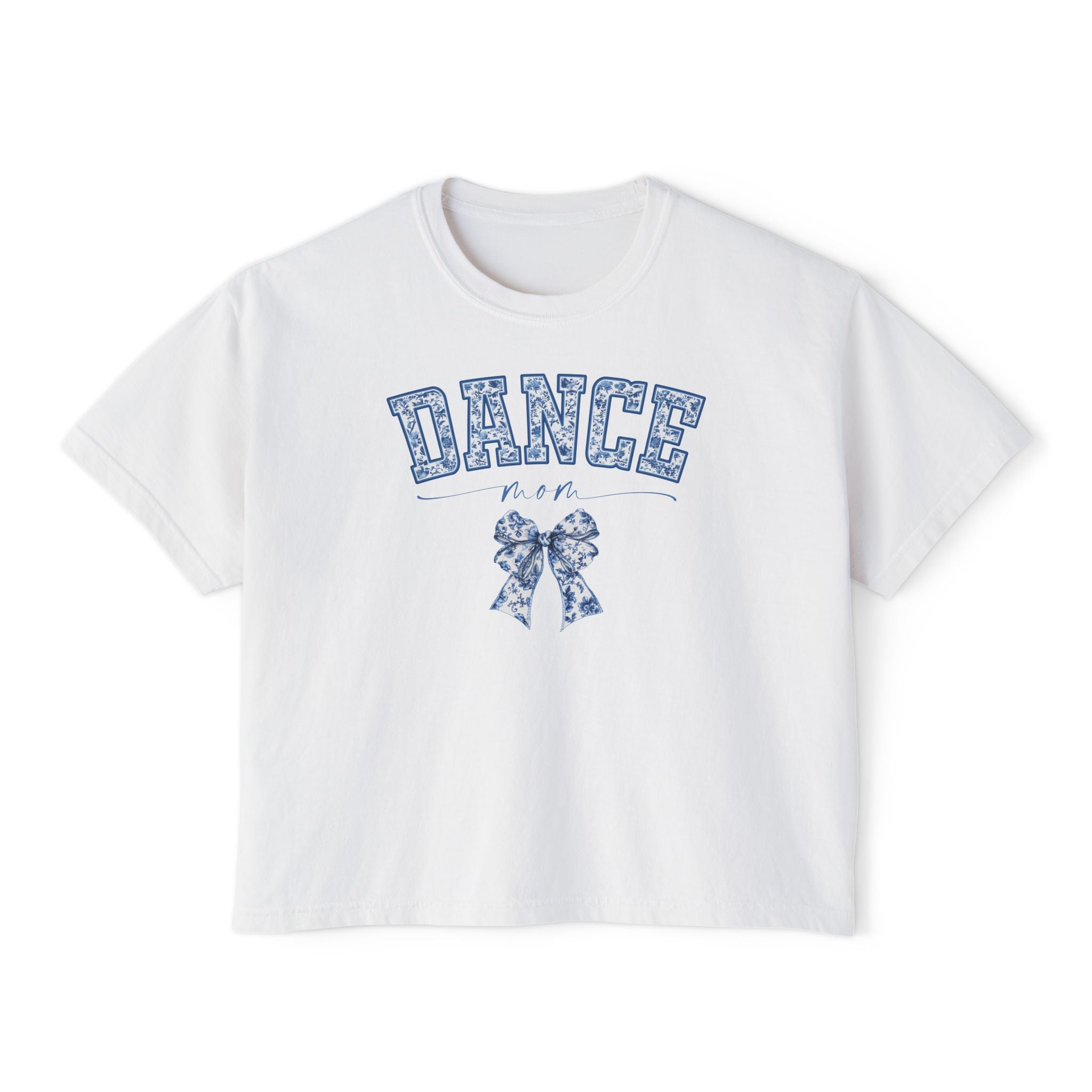 Beat Bratz Dance Mom Floral Bow Crop Tee
