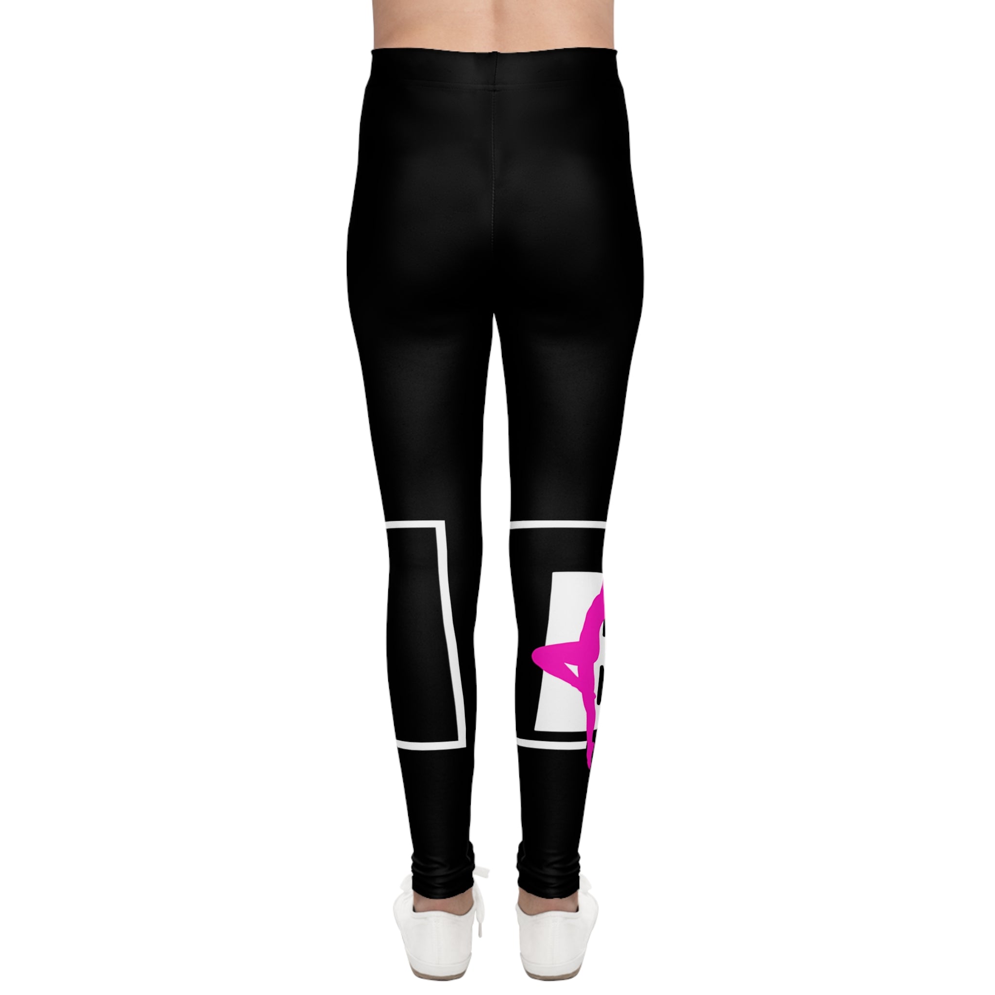Youth Dance Leggings — Pink Ballet Graphic Kids AOP Leggings