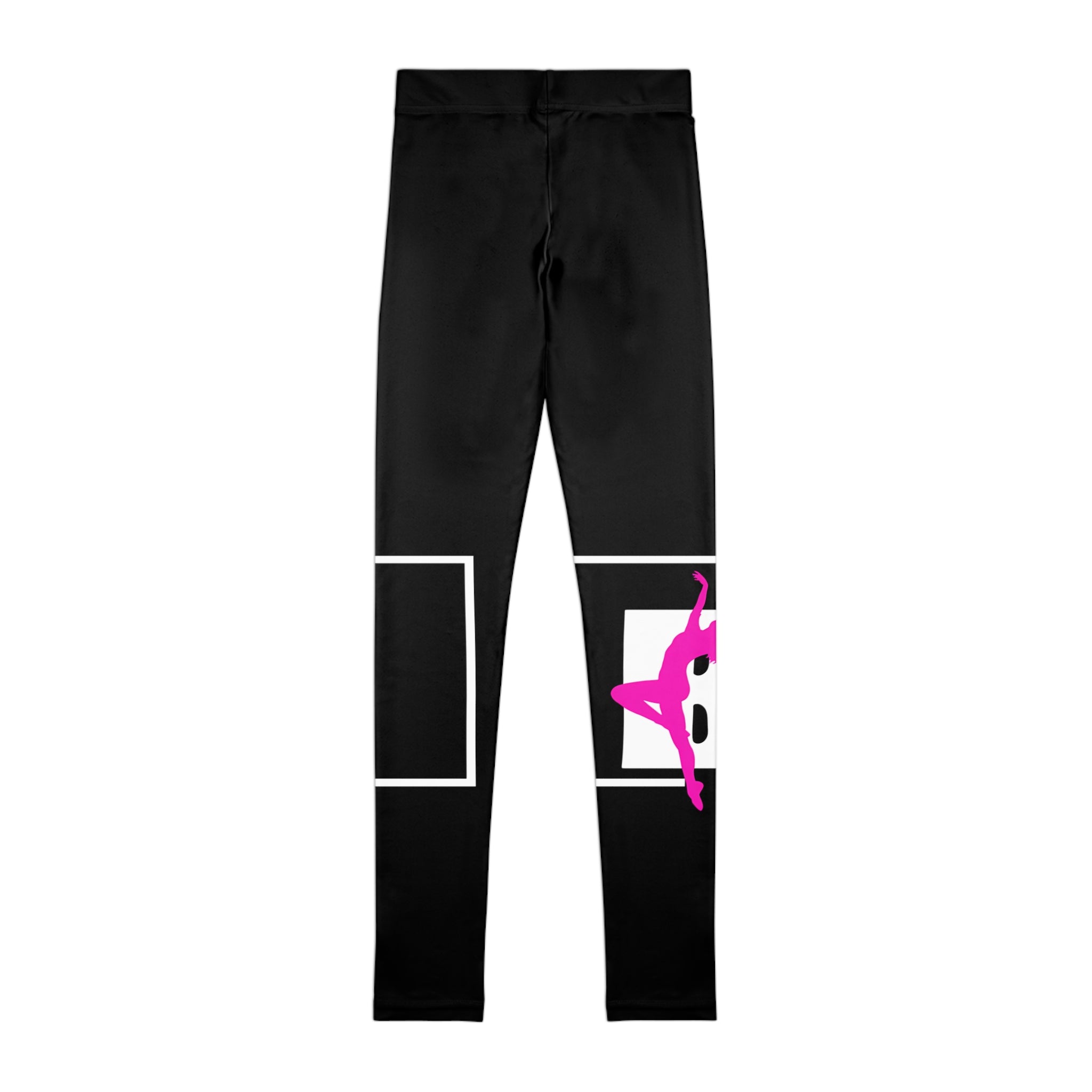 Youth Dance Leggings — Pink Ballet Graphic Kids AOP Leggings