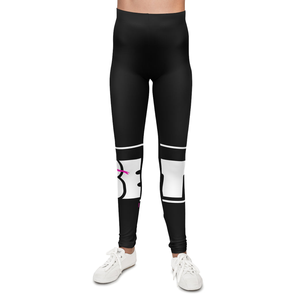 Youth Dance Leggings — Pink Ballet Graphic Kids AOP Leggings