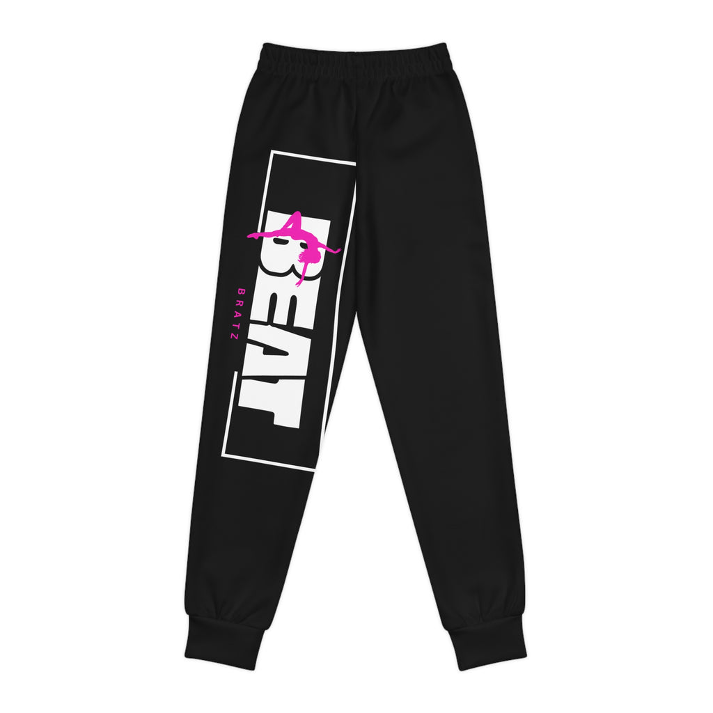 Youth Joggers — Cute Pink Unicorn 'Vibe' Graphic Sweatpants