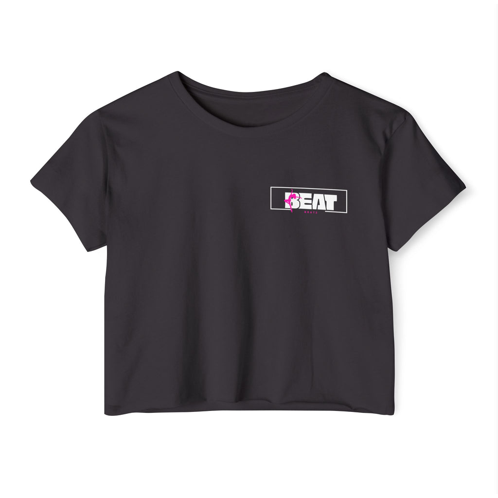 Coach Turn It Up Crop Top — "Turn Up The Sound" Retro Graphic