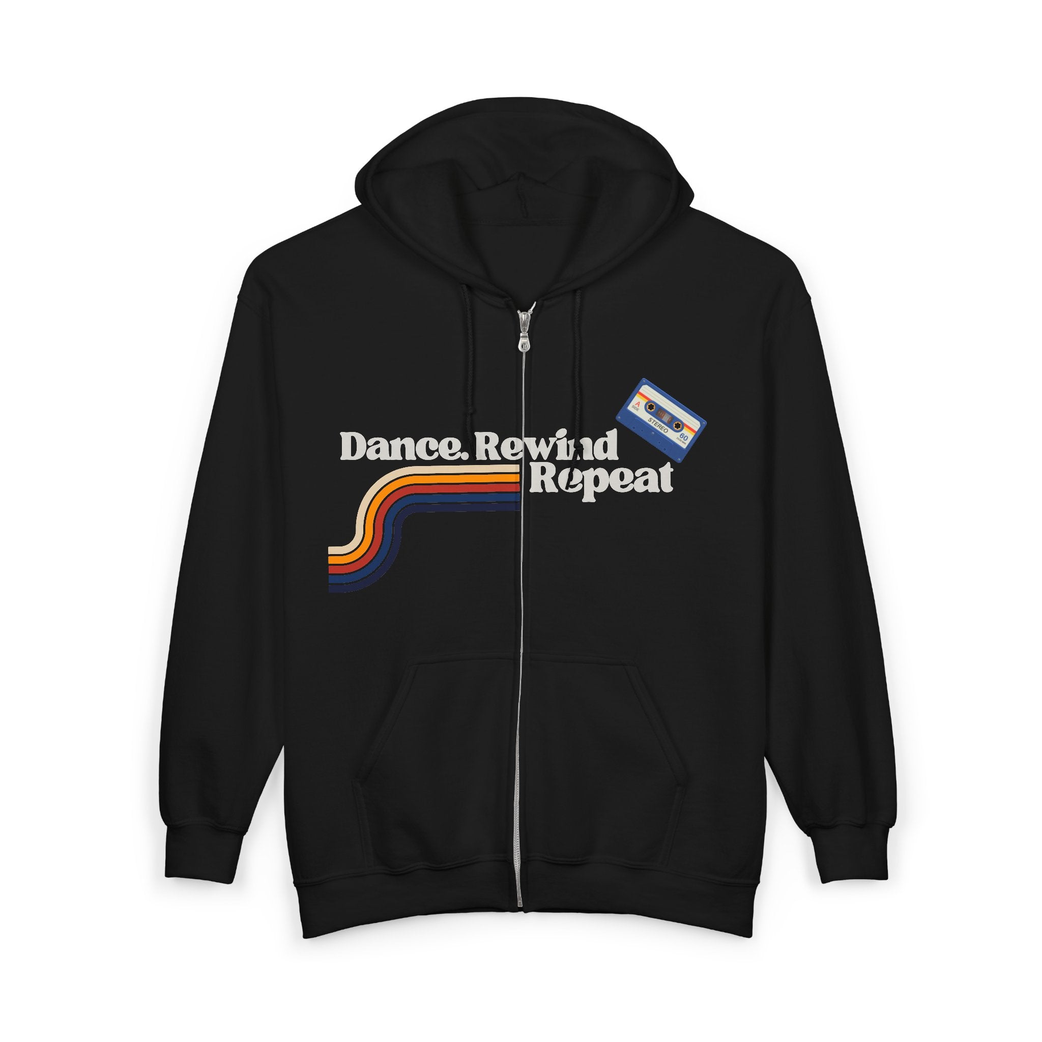 Teen / Adult Beat Bratz Retro Dance. Rewind. Repeat - Zip-up Hoodie