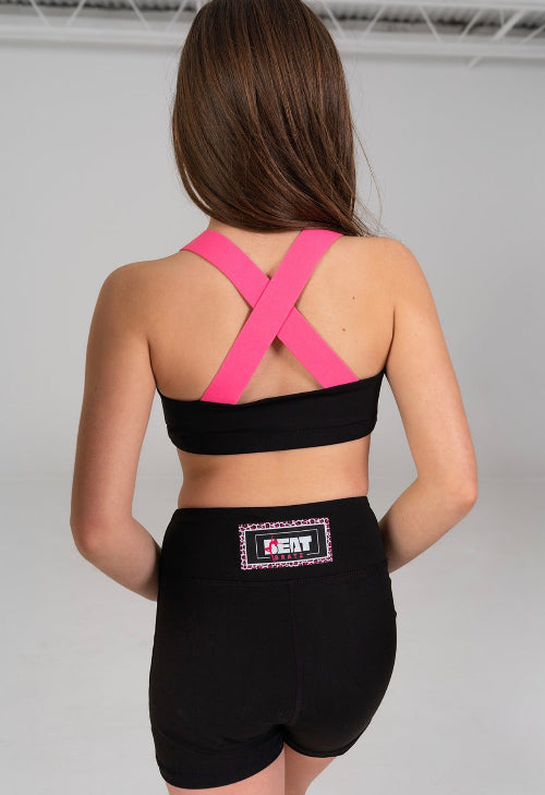 Wild About Beat Bratz Youth Athletic Bundle – 2 Sports Bras + Shorts | Unbeatable 2-for-1 Value