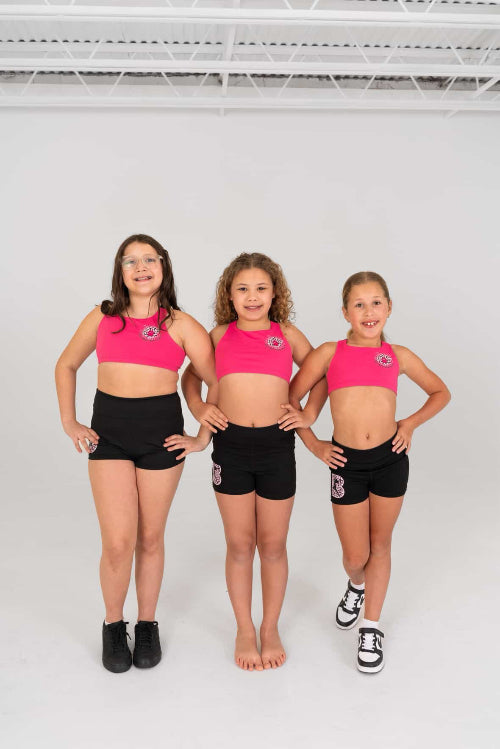 Wild About Beat Bratz Youth Athletic Bundle – 2 Sports Bras + Shorts | Unbeatable 2-for-1 Value