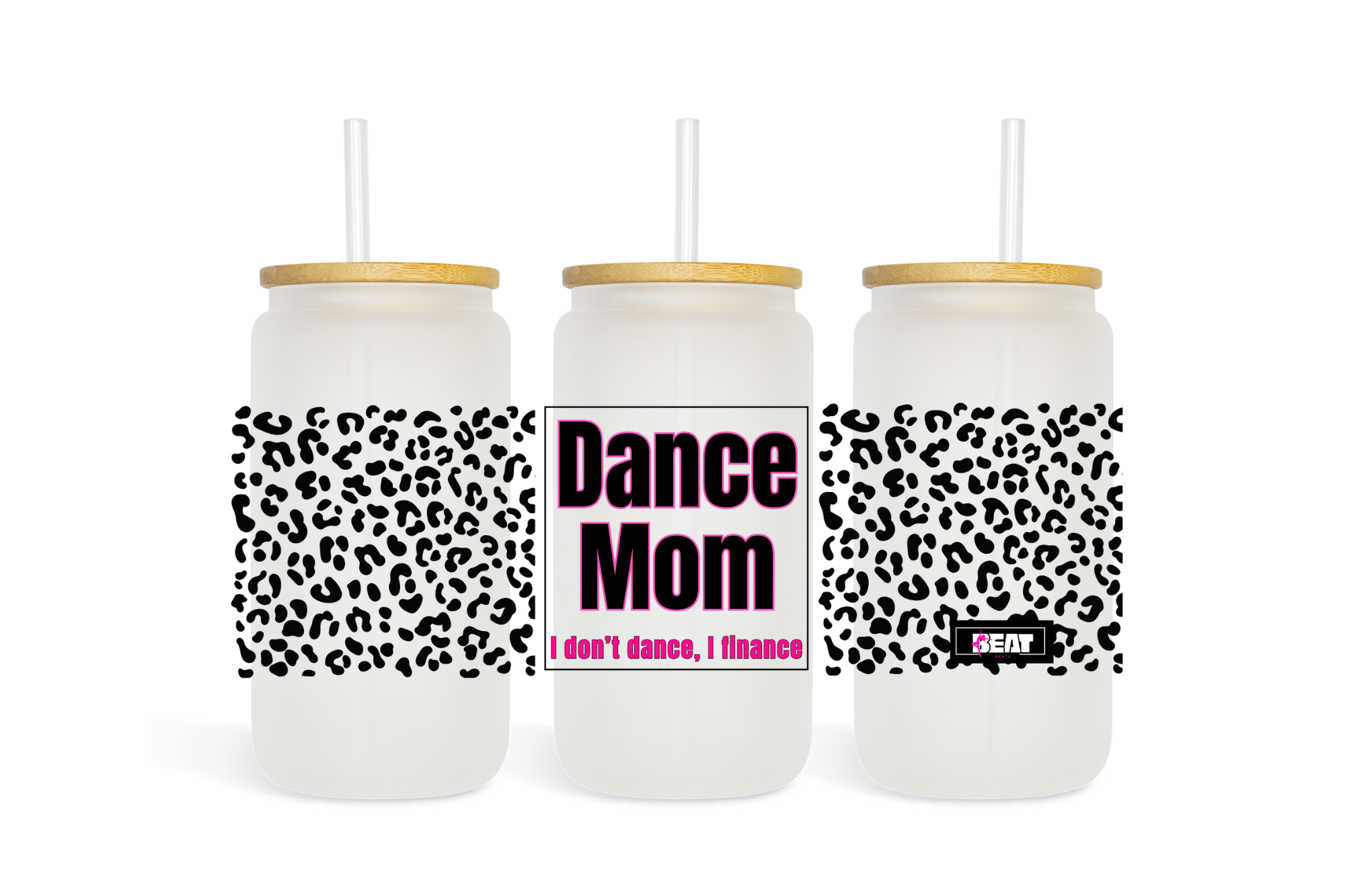 Dance Mom DTF UV Custom Wraps 5 pk + 1 FREE - 16 oz Wraps