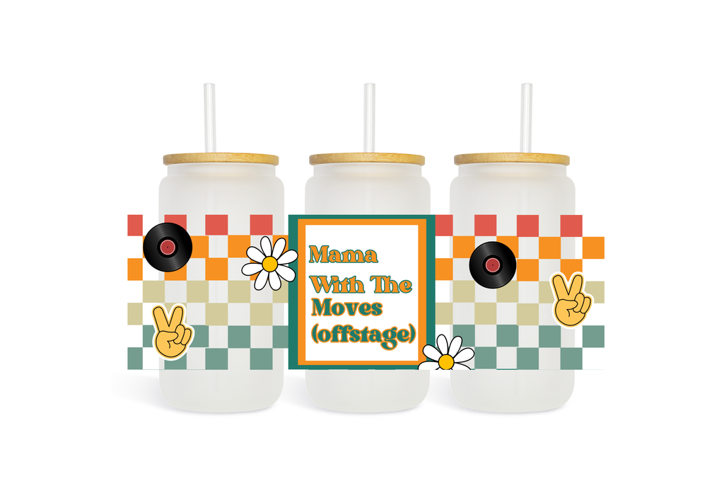 Dance Mom DTF UV Custom Wraps 5 pk + 1 FREE - 16 oz Wraps