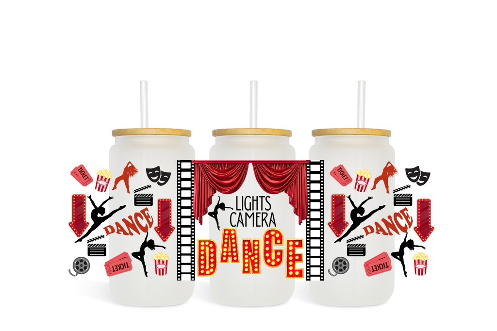 Dance Themed DTF UV Wraps 16oz+ 5 pk plus 1 FREE