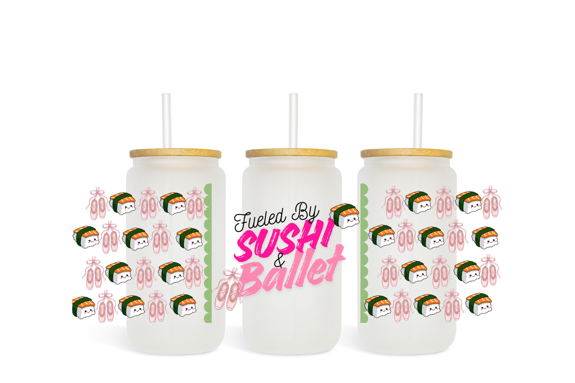 Ballet Themed DTF UF 16oz + 5pk Plus 1 FREE