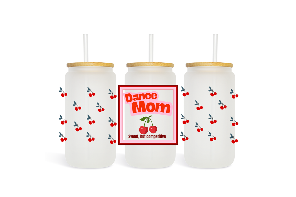 Dance Mom DTF UV Custom Wraps 5 pk + 1 FREE - 16 oz Wraps